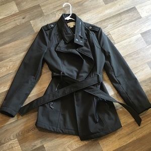 Michaels Kors size small olive green trench coat